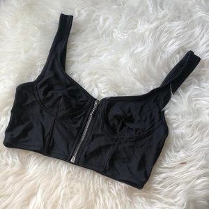 Urban Outfitters Black Corset Top